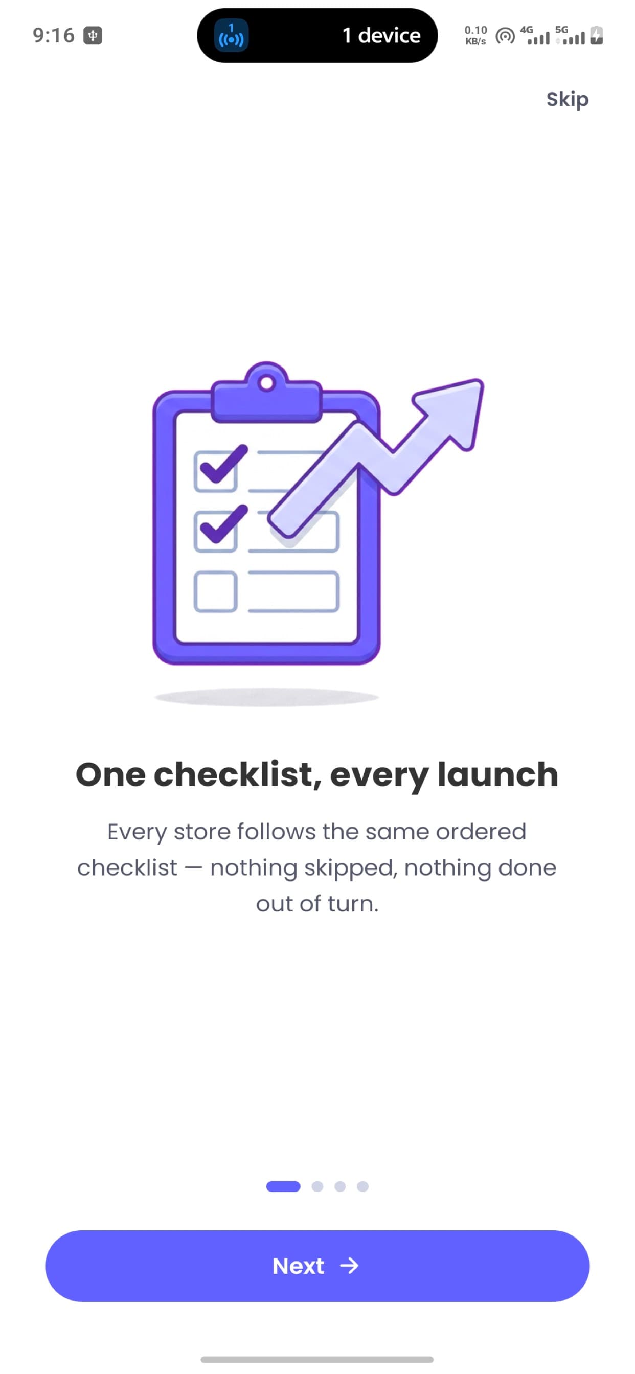 FranchiseLaunch onboarding — one checklist, every launch